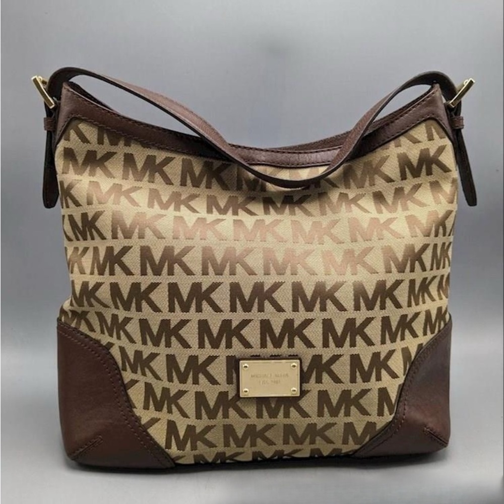 Mk Michael Kors Millbrook Mk Signature Jacquard L… - image 1
